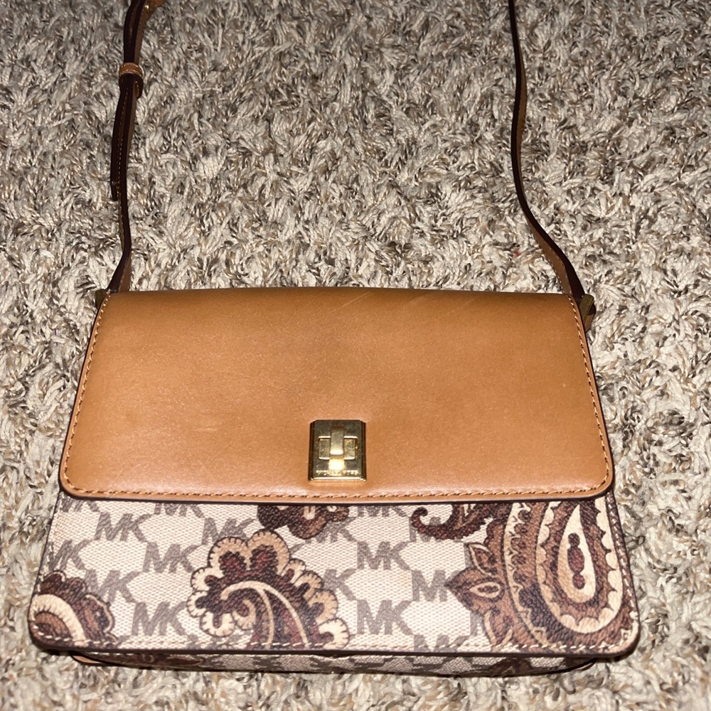 Michael Kors Natalie Heritage Paisley Medium Crossbody